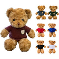 11'' Plush Bear W/Choice Of T-Shirt Color
