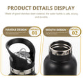 Crown-Shaped Double-Walled Insulated Water Bottle