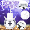 20Oz Cowboy Disco Ball Cups With Straw(Ocean)