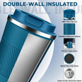 17 Oz Travel Coffee Mug With Temperature Display