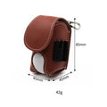 Pu Leather Golf Ball Waist Bag