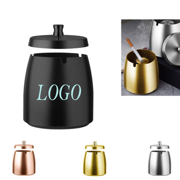 Stainless Steel Smokeless Odorless Windproof Ashtrays