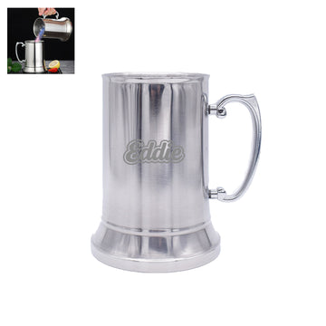 14 Oz. Double Wall Stainless Steel Beer Mug