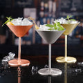 Stainless Steel Martini Glass Durable Chilled Cocktail Cup