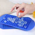 Flexible Silicone 160-Grid Ice Cube Tray