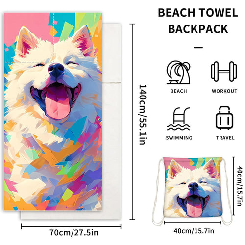 2 in 1 Packable Towel Bag