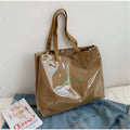 Canvas Bag With Transparent Shell