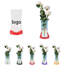 Portable PVC Plastic Foldable Flower Vase
