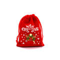 Christmas Drawstring Flannel Candy Bag