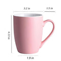 12 Oz Coffee Cups With Handles Matte Ceramic Coffee Mug