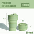 12oz Collapsible Silicone Travel Cup