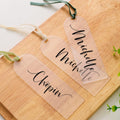 Blank Transparent Acrylic Bookmark