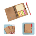Spiral Steno Notebook with Sticky Notes
