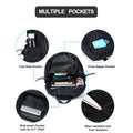 Black Sling Crossbody Backpack Bag