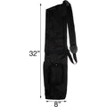 Black Lightweight Golf Bag with Cushioned Shoulder Strap