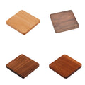 4" Solid Wood Grooved Insulated Coasters