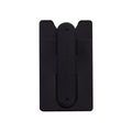 U-Shape Cell Phone Back Stick Silicone Card Holder Stand