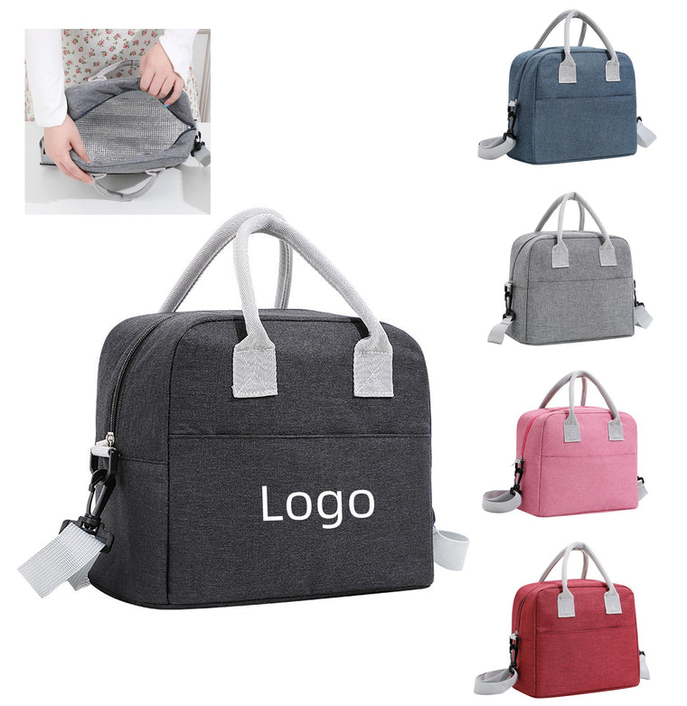 Reusable Adjustable Shoulder Strap Insulated Lunch Bag