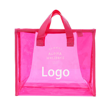 PVC Fashion Transparent Portable Travel Tote Bag