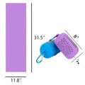 Cold Sensing Fitness Quick-Drying Towel With Silicone Case
