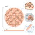 Cute Grooved Round Silicone Drink Coasters