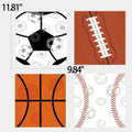 Sports Pattern Drawstring Dustproof Storage Bag