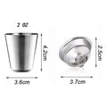 8 Oz Leather Wrap Flask Gift Set With 2 Cups & 1 Funnel