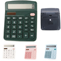 Solar Battery Dual Power Electronic Calculator