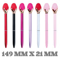 Rose Shaped Twist Ballpoint Pen