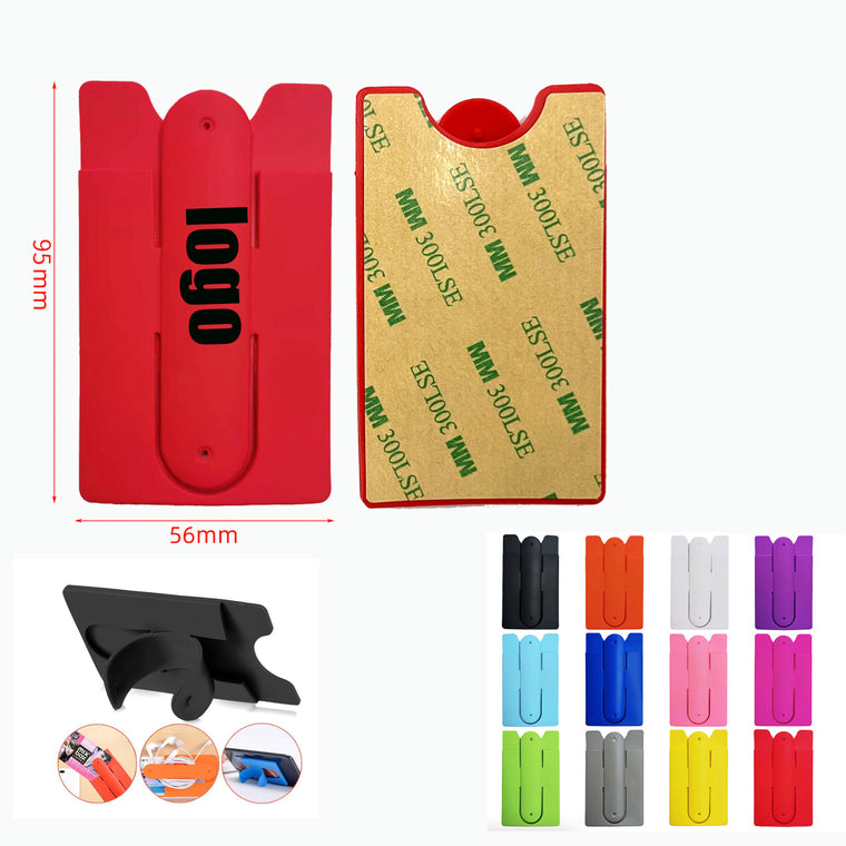 Card Holder With Cell Phone Stand
