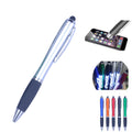 Personalized  3 in1 Stylus Logo LED Flashlight Pens
