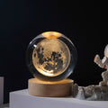 Customized 3D Engraved Crystal Ball Galaxy Night Light