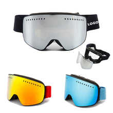 Uv Protection Magnetic Double Anti-fog Ski Goggles