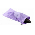 Satin Fabric Travel Shoe Bag With Drawstring
