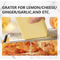 Stainless Steel Cheese Grater Lemon Zester Food Slicer