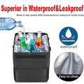 Foldable Waterproof Car Trash Can Car Storage Organizer