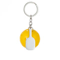 Personalized Engraved Mini Pickleball Keychain With Racket