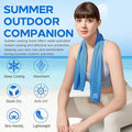 Microfiber Carabiner Individually Wrapped Cooling Towel