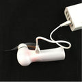Rechargeable Mini Flash Led Fan With Editable Message