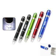 6 In 1 Aluminum Multi-Tool Kit With Led Light