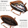 Womens Leather Purses and Handbags Top Handle Satchel Bags