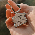 Bamboo-Metal Keychain