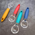 Silicone Handle Hanging Hole Ice Cream Piller Spoon