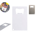 Square Stainless Steel Bottle Opener