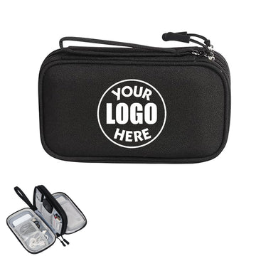 Waterproof Double-Layer Electronic Accessories Carrying Bag