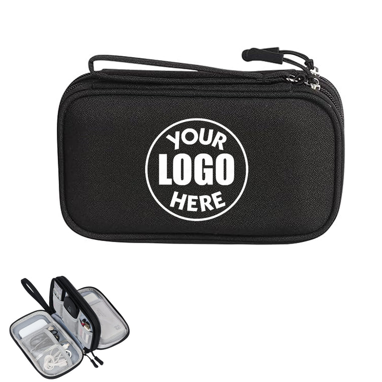 Waterproof Double-Layer Electronic Accessories Carrying Bag