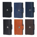 PU RFID-Blocking Auto Pop-up Wallet