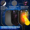 Fiberglass Pickleball Paddle And Ball Set/Carrying Bag