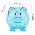 Clear Plastic Coin Bank
