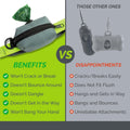Dog Poop Bag Holder Velcro Leash Dispenser With Roll